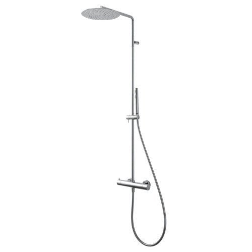 Treemme Up+ RWIT6581CC25 colonna doccia con gruppo termostatico doccetta e soffione 25 cm tondo anticalcare cromo