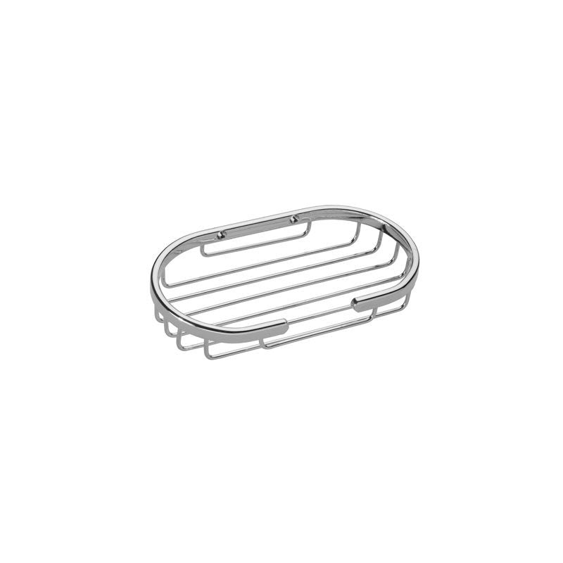 New line dc4 cestino 10x19 portaoggetti ovale vasca doccia in ottone cromo