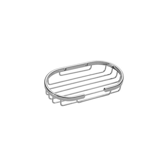 New line dc4 cestino 10x19 portaoggetti ovale vasca doccia in ottone cromo