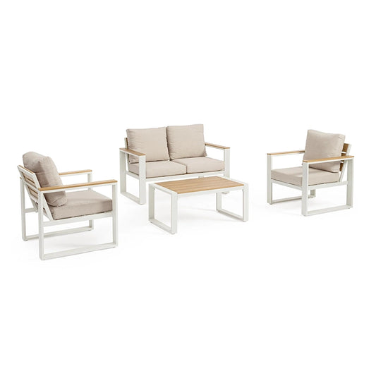 Andrea Bizzotto Leandro salotto da esterno beige bianco 0663882
