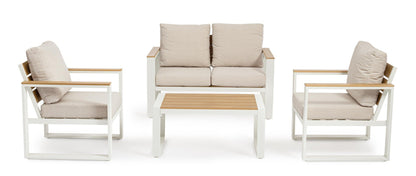 Andrea Bizzotto Leandro salotto da esterno beige bianco Leandro 0663882