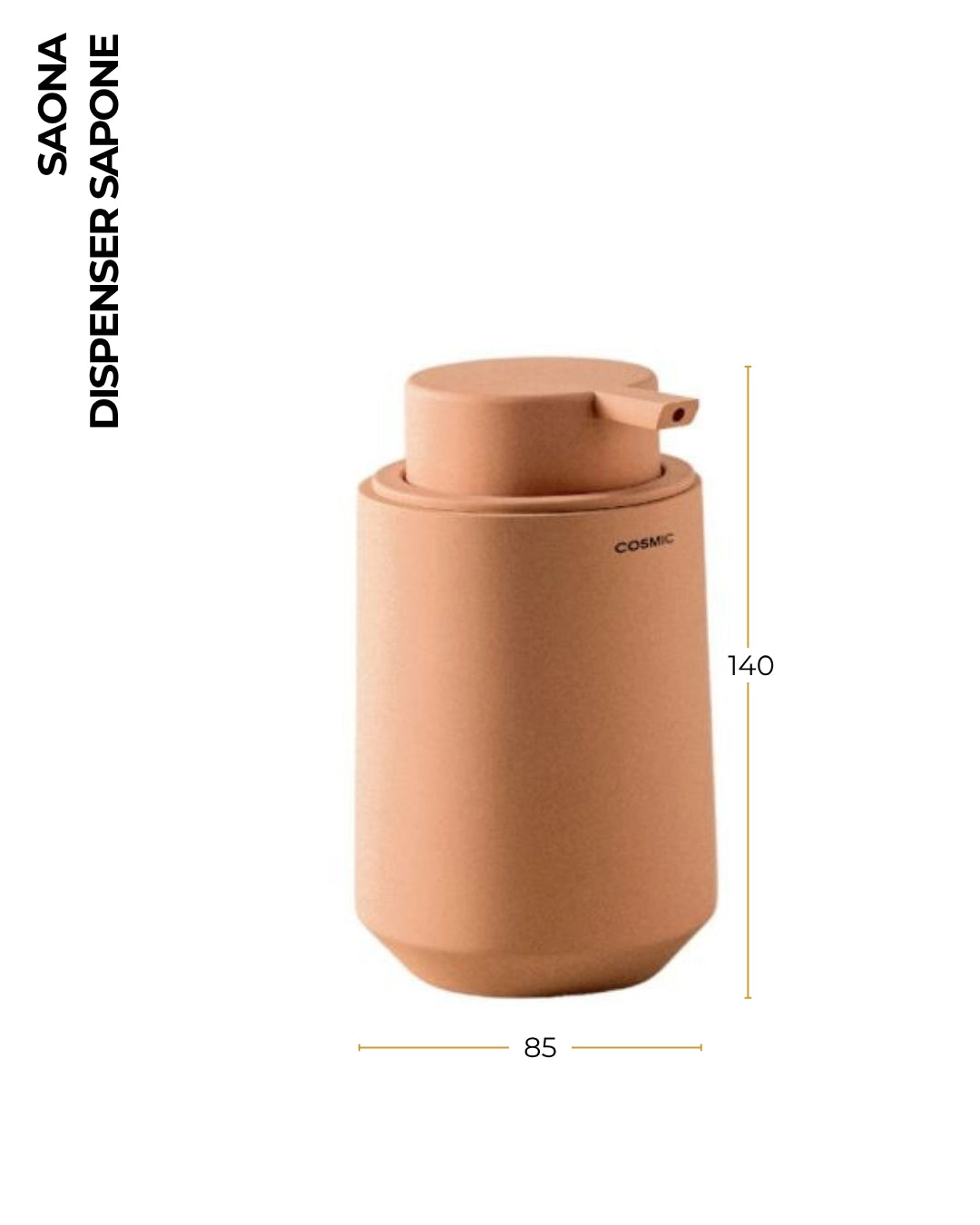 Cosmic Saona set accessori bagno volcano 4pz