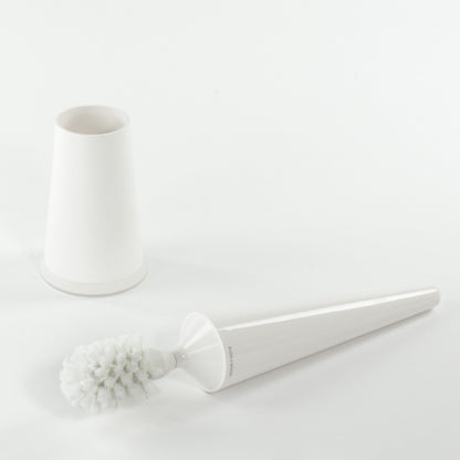 Koh-i-noor KONO 5256 Porta scopino a pavimento con contenitore interno in plastica bianco