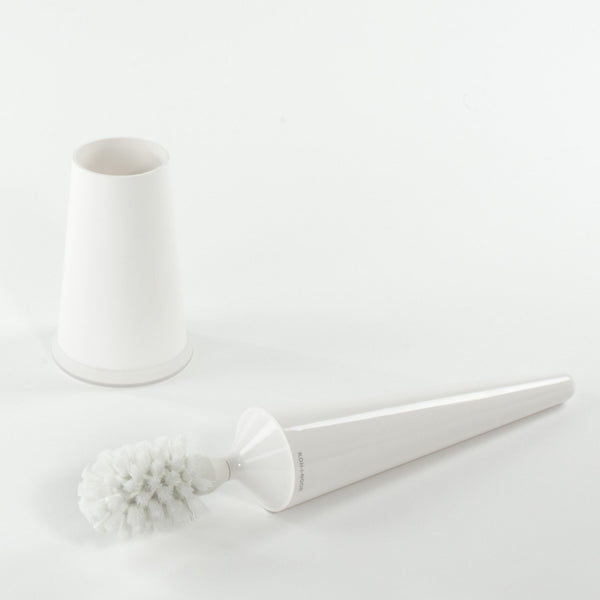 Koh-i-noor KONO 5256 Porta scopino a pavimento con contenitore interno in plastica bianco