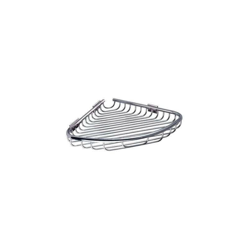 New Line H1 Porta Oggetti Doccia Angolare singolo In Acciaio Inox Cromo