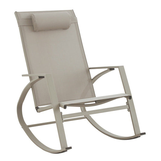 Andrea Bizzotto New sedia a dondolo da giardino tortora JA15 Demid 0663822
