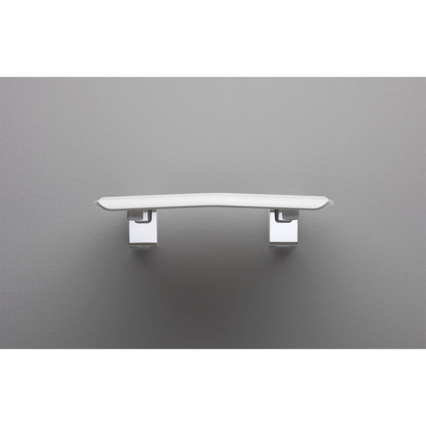 Koh-i-noor 5469KV sedile doccia ribaltabile 35x32 a muro in alluminio e abs bianco