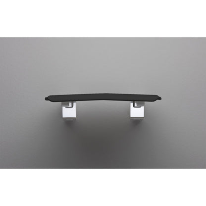 Koh-i-noor 5469Kn sedile doccia ribaltabile 35x32 a muro in alluminio e abs nero antracite