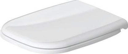 Sedile wc con chiusura rallentata e cerniere in plastica bianco D Code 006739 Duravit
