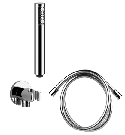 Gessi Set Doccetta Stick Tonda con Presa Acqua Supporto e Flessibile 150 cm Cromo