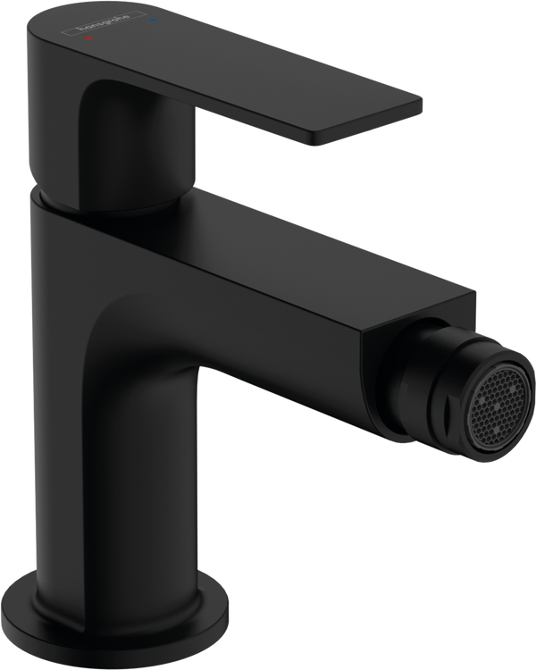Hansgrohe Rebris E Set miscelatori lavabo coolstart bidet con scarico e doccia 1 via e parte incasso Nero Opaco
