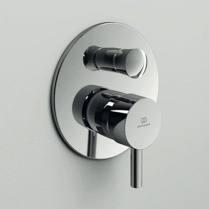 Ideal Standard Ceraline Nuovo Set Rubinetti Lavabo Bidet con piletta Click Clack e Doccia con Corpo Incasso Cromo