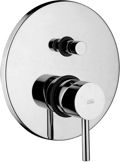 Paffoni stick set miscelatori lavabo bidet con scarico automatico e doccia 2 uscite con deviatore a pulsante cromo