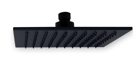 Soffione 20x20 doccia Smart quadro nero opaco