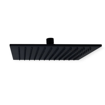 Soffione 25x25 doccia Smart quadro nero opaco