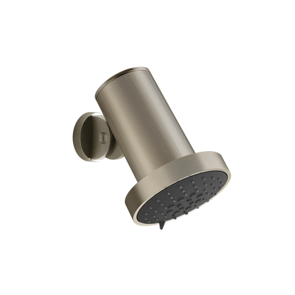 Gessi 57271 Soffione a parete funzioni pioggia massaggio spray brushed brass PVD rigato