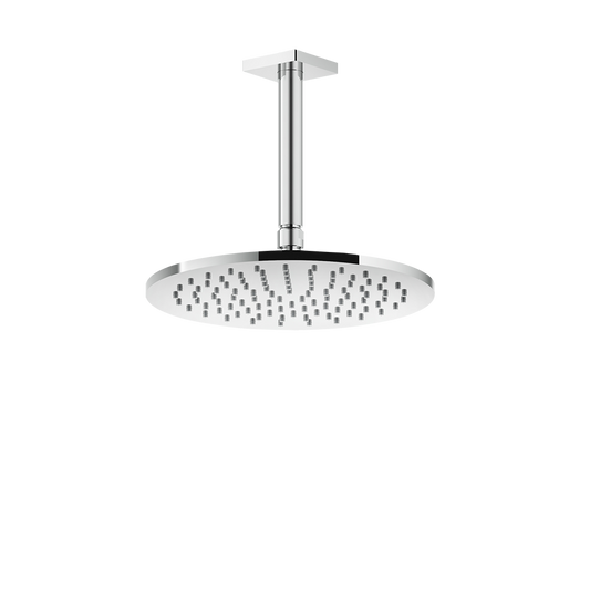 Soffione anticalcare doccia 25 cm a soffitto orientabile cromo rilievo 59152 gessi