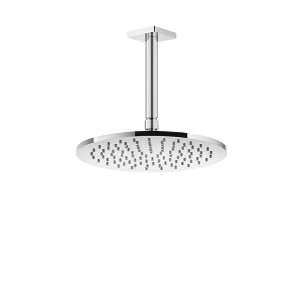 Soffione anticalcare doccia 25 cm a soffitto orientabile cromo rilievo 59152 gessi
