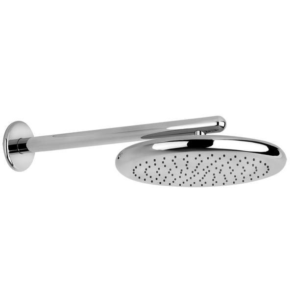 Soffione anticalcare doccia a parete orientabile cromo goccia 33756 gessi