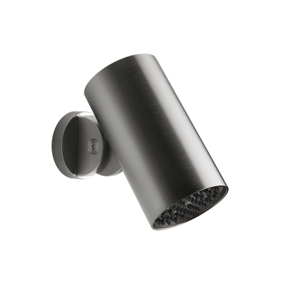 Gessi 57263 Soffione a parete intreccio funzione rain 707 Black Metal Brushed PVD spotwater