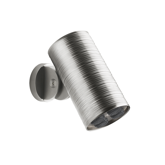 Gessi spotwater 57241 Soffione a parete trame multi spray Steel brushed