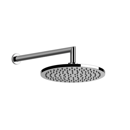 Gessi 47284 Soffione doccia 20 cm tondo Anticalcare braccio a parete cromo