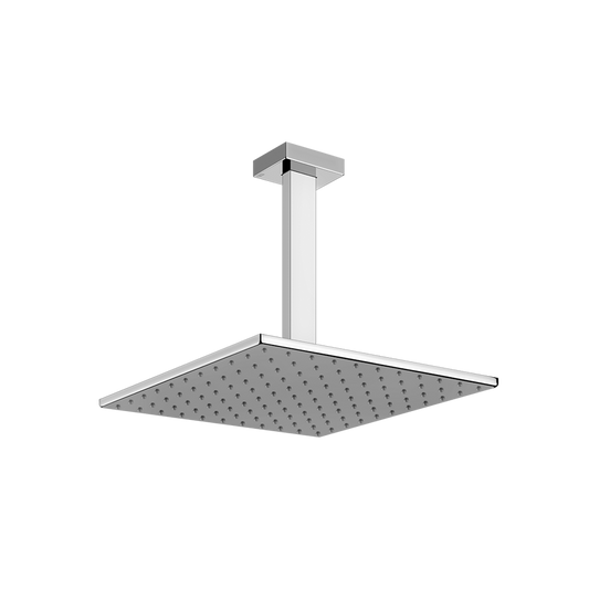 Gessi 15186 Soffione doccia 30x30 quadro anticalcare a soffitto orientabile cromo