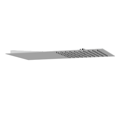 Gessi Tremillimetri 33081 Soffione doccia 55x30 a parete quadro mirror steel
