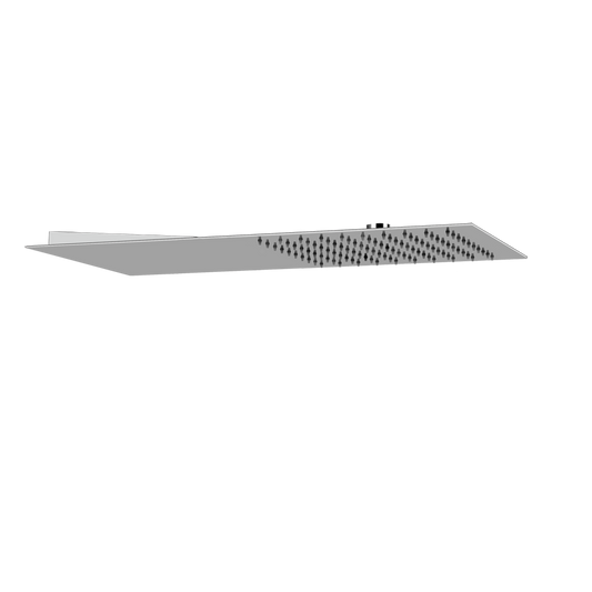 Gessi Tremillimetri 33081 Soffione doccia 55x30 a parete quadro mirror steel