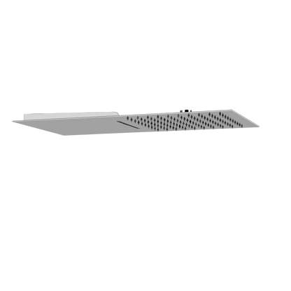 Gessi Tremillimetri 33083 soffione a parete con funzione pioggia e cascata mirror steel