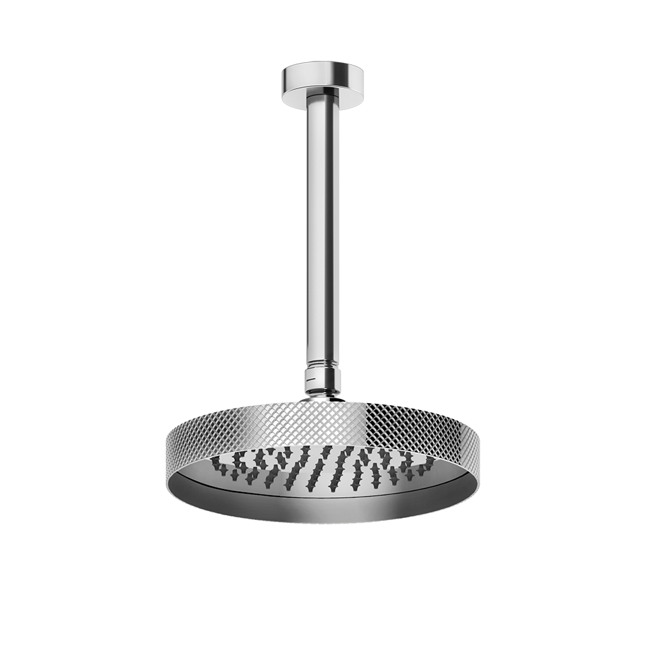 Gessi Anello 63452 Soffione doccia orientabile con braccio a soffitto cromo