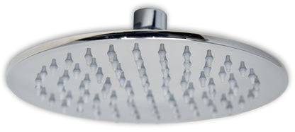 Soffione doccia rotondo 20 cm sp. 6,5 mm senza braccio in acciaio cromo lucido Smart