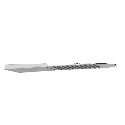 Gessi Tremillimetri 33053 Soffione tondo 200 a parete pioggia e cascata mirror steel