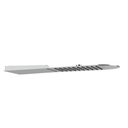 Gessi Tremillimetri 33053 Soffione tondo 200 a parete pioggia e cascata mirror steel