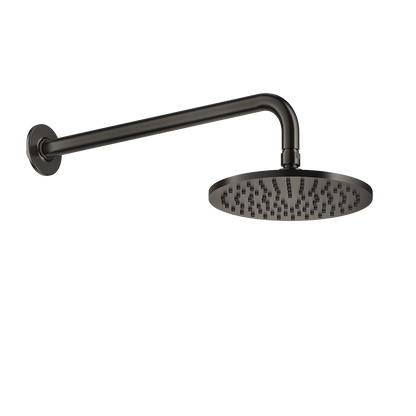 Gessi inciso 58148 Soffione con braccio a parete orientabile matte black xl
