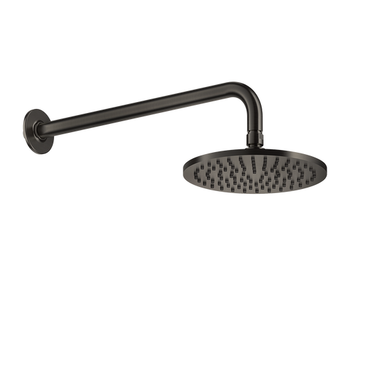 Gessi inciso 58148 Soffione con braccio a parete orientabile matte black xl