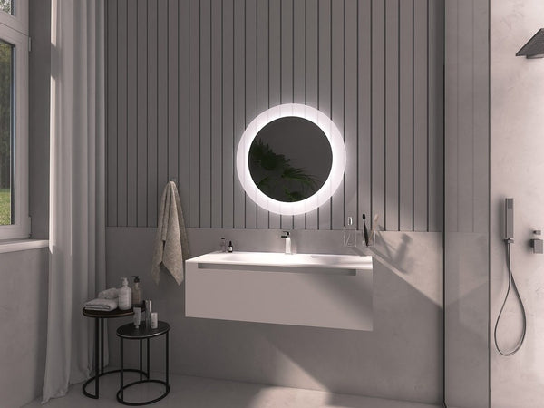 Koh-i-noor Geometrie 5 specchio 70 cm tondo con illuminazione