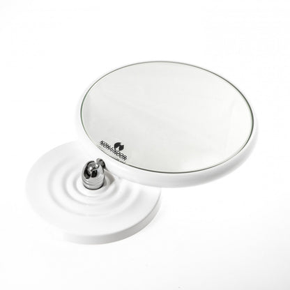 Koh-I-Noor Specchio Ingranditore X6 Bifacciale 18 Cm Da Tavolo con base bianco