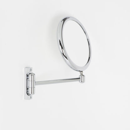 Koh-i-noor doppiolo specchio ingranditore x3 tondo 23 cm bifacciale a muro cromo
