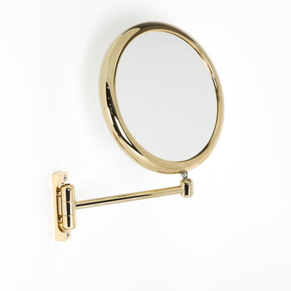 Koh-I-Noor Doppiolo Specchio Ingranditore X3 Tondo 23 Cm Bifacciale A Muro Oro