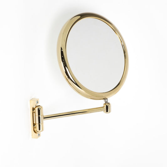 Koh-I-Noor Doppiolo Specchio Ingranditore X3 Tondo 23 Cm Bifacciale A Muro Oro