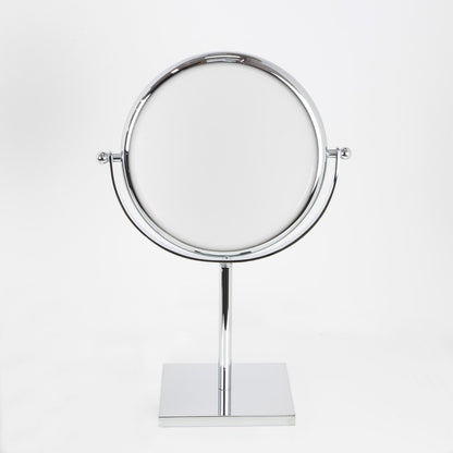 Koh-i-noor DOPPIOLINO specchio ingranditore x3 da tavolo 18 cm tondo in abs cromo