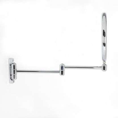 Koh-i-noor DOPPIOLINO specchio ingranditore x2 due braccia bifacciale 18 cm cromo