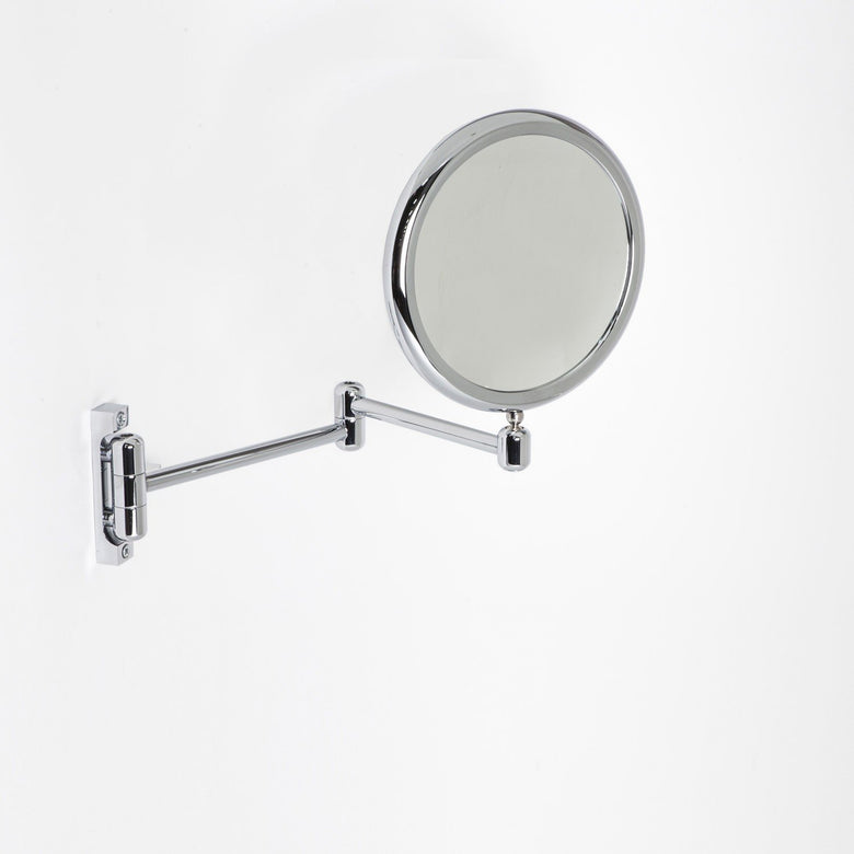 Koh-i-noor DOPPIOLINO specchio ingranditore x3 bifacciale Cromo Lucido, dettaglio ravvicinato della finitura e del...