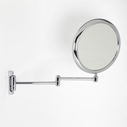 Koh-i-noor Doppiolo specchio ingranditore x2 tondo 23 cm bifacciale a muro con 2 braccia cromo