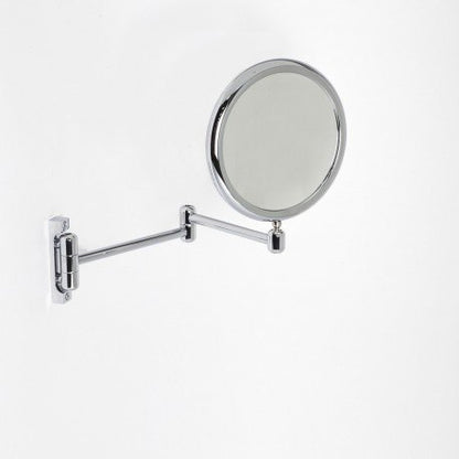 Specchio ingranditore x6 bifacciale 18 cm snodato a muro cromo Koh-i-noor Doppiolino