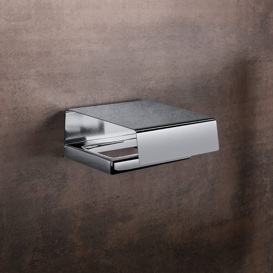 Colombo Lulu B6291 Porta Rotolo Coperto a  muro in ottone Cromo