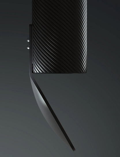 Flos Flauta H1000 Spiga Lampada 100 cm Anodized blue steel a Parete da interno
