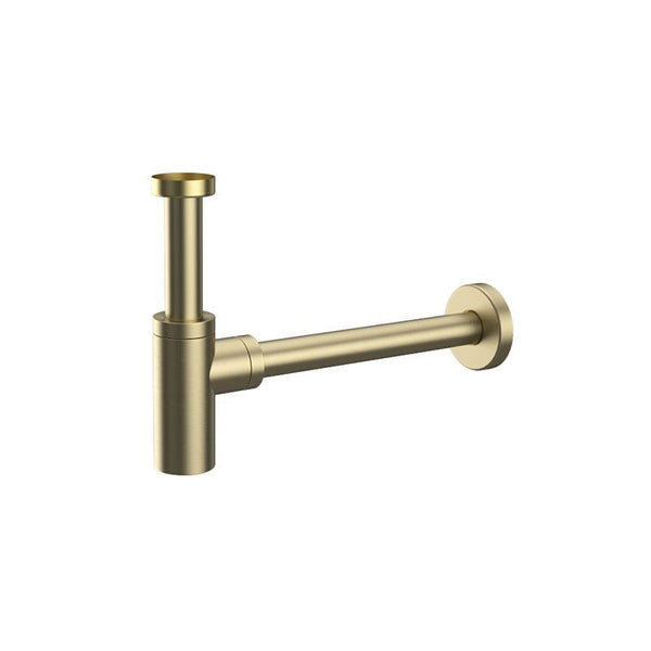 New line VR3 sifone a bottiglia universale in ottone oro spazzolato