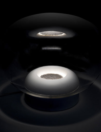 Lampada da tavolo 1082LM 3000K rame e metallo bianco La Mariee Linea Light Stilnovo